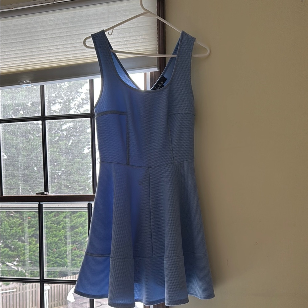 Lulu's Sky Blue Mini Dress